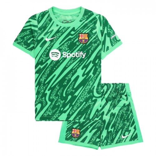 Nogometni Dresovi FC Barcelona Golmanski Dječji Domaći 2024-25 Kratkih Rukava Nogometni Dresovi FC Barcelona Golmanski Dječji Domaći 2024-25 Kratkih Rukava